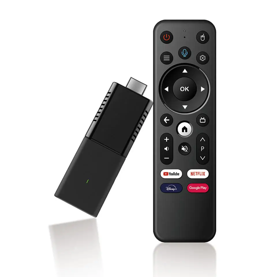 Newest Smart tv dongle Q3 Amazon Fire Stick Tv 4k Dual Wifi 2G 16G Quad core BT Voice Remote USB Tv Stick