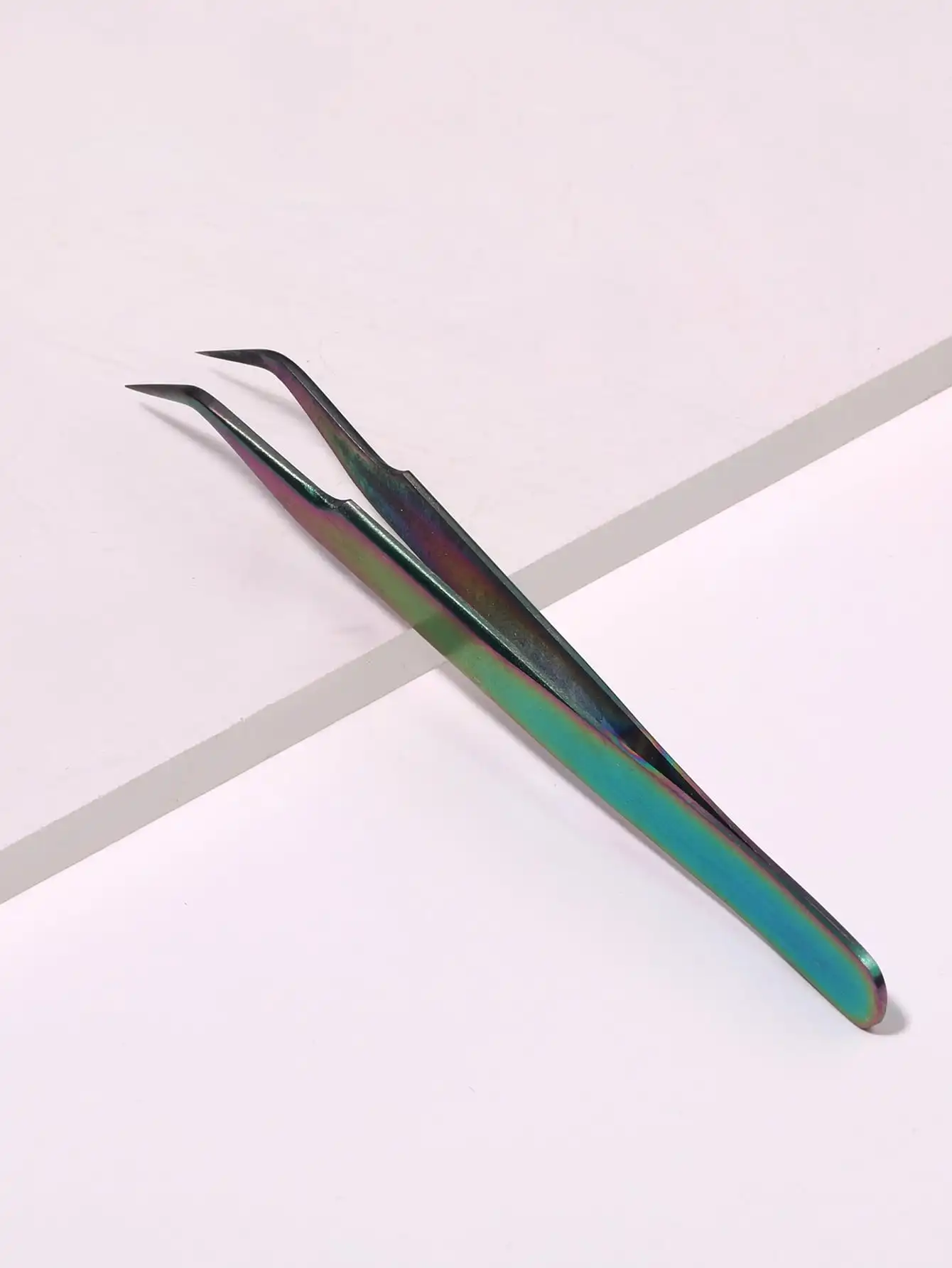 Nail Tweezer Picker Nail Art Tool Stainless Steel Curved Nail Rhinestone Straight Light Weight Professional Salon