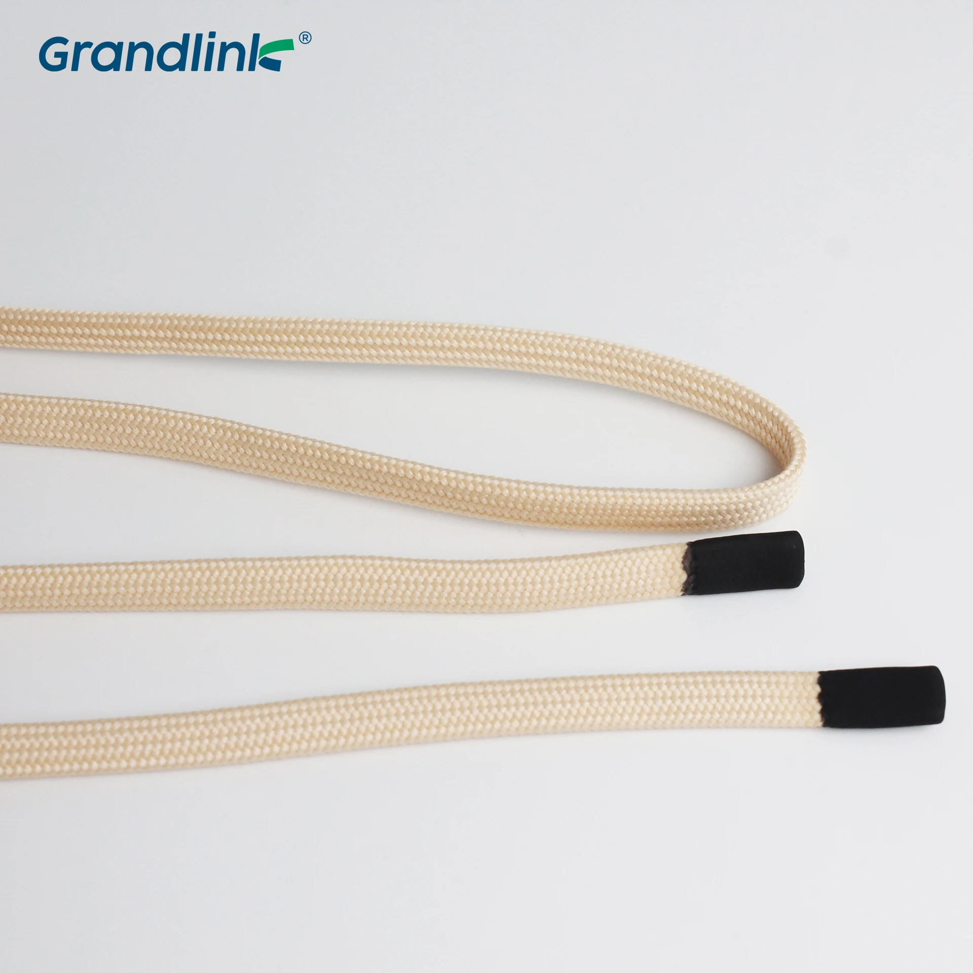 Good Quality Eco-friendly Material Rope Drawstring Cord Silicone Rubber Tip Sustainable Design Drawcord