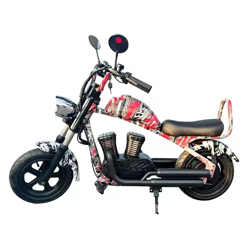 New Best Seller Children Music Sparkle LED Lights Electric Motorcycle Scooter Kids Electric Scooter