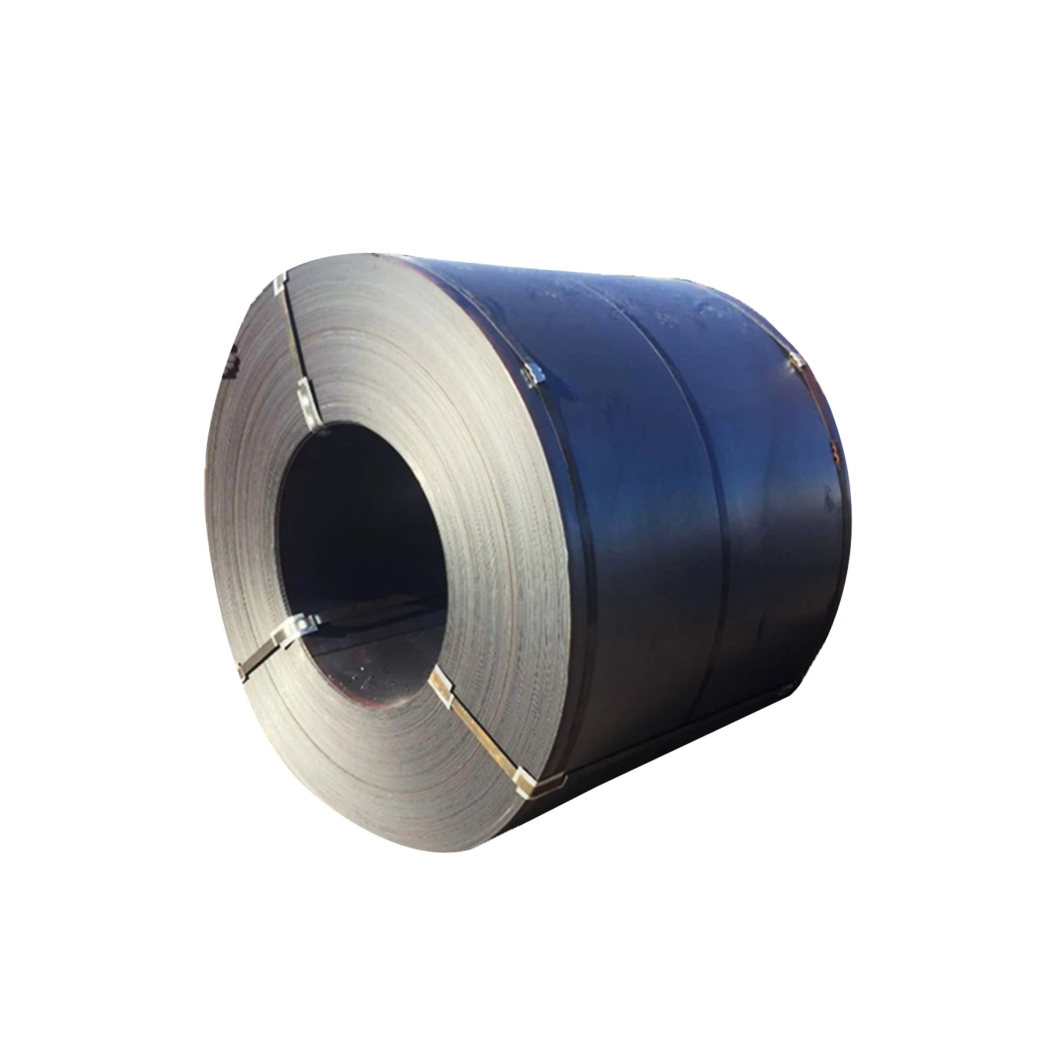Black 6mm HRC Hot Rolled Steel Coil Manufactured Ms Iron Sheet Metal Rolls SS400B Grade with Welding and Cutting Services