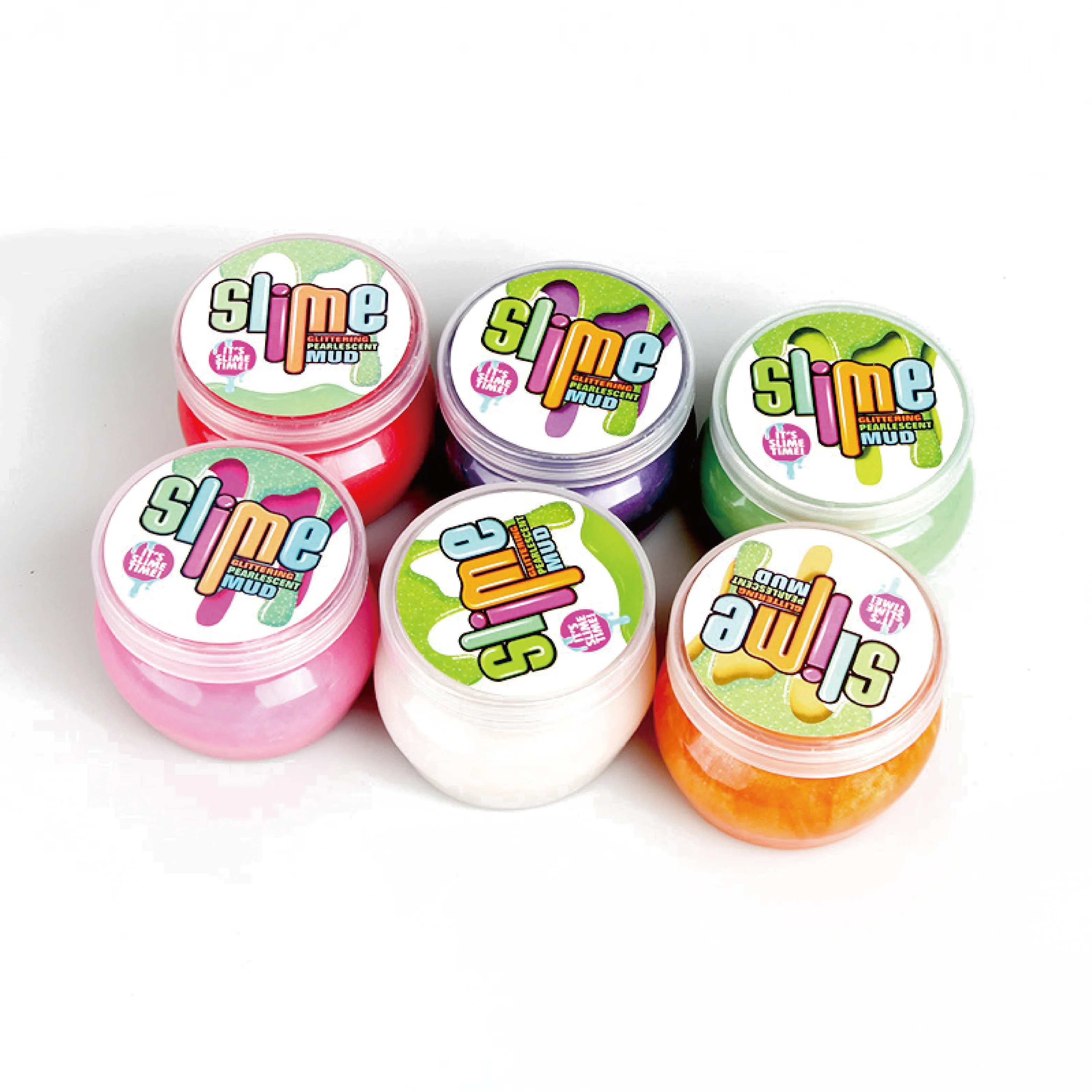 New Hot Selling Educational Toy Cup Plastic Bottle Slime Putty Cotton Mud Fluffy Super Clear Slime