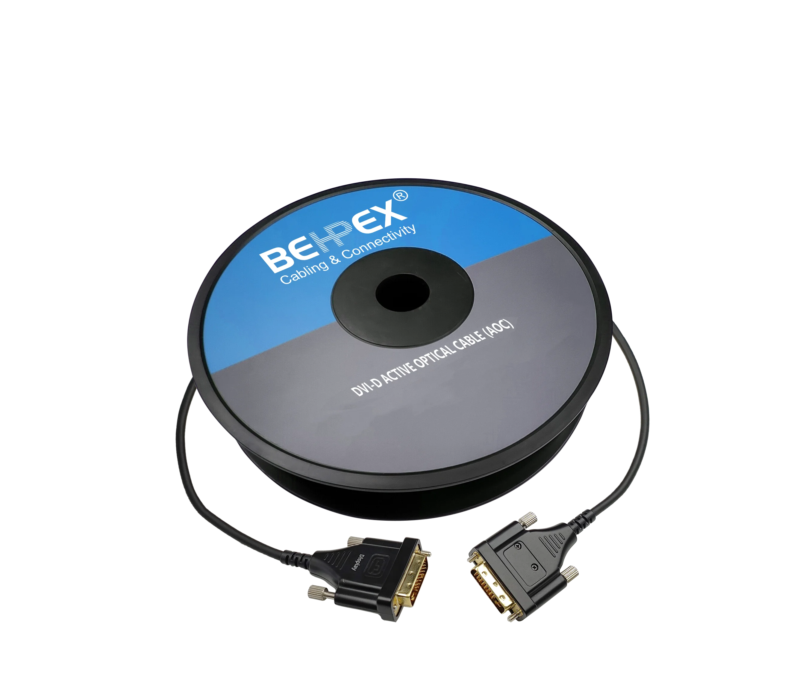 Behpex 4k 60hz Dual Link DVI-D Active Optical Cable Audio Cables HDMI Video Data Transmission Optical Fiber Projector Carton BOX
