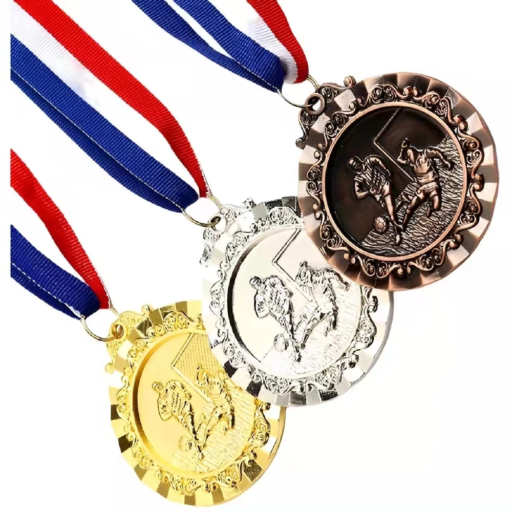 Custom metal sports soccer football basketball medals