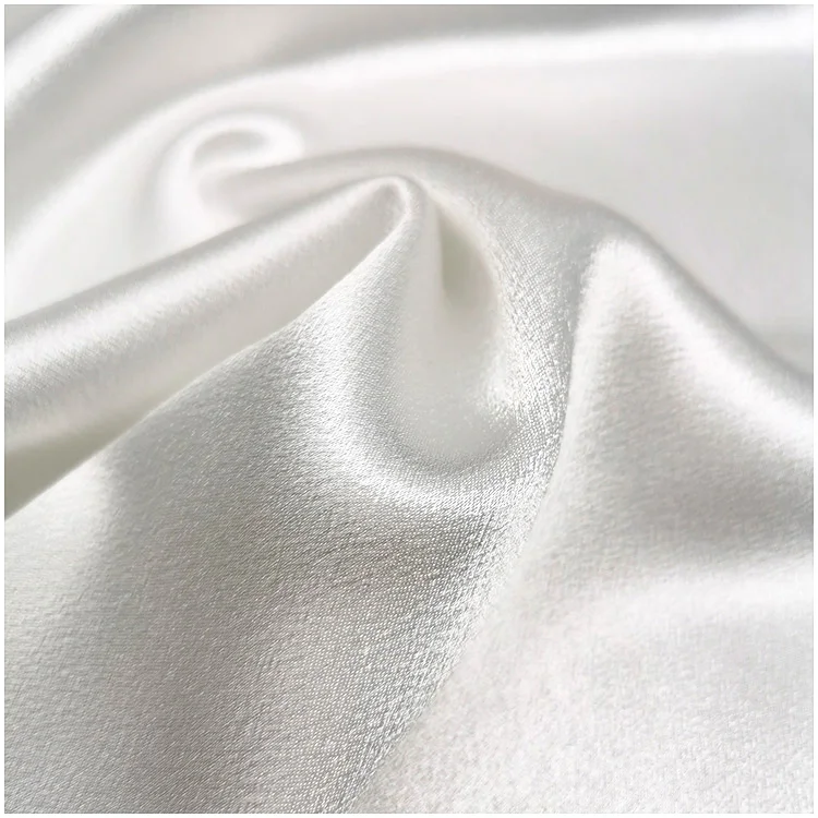 Wujiang woven soft 100%  polyester Untwist Satin fabrics  for home textile