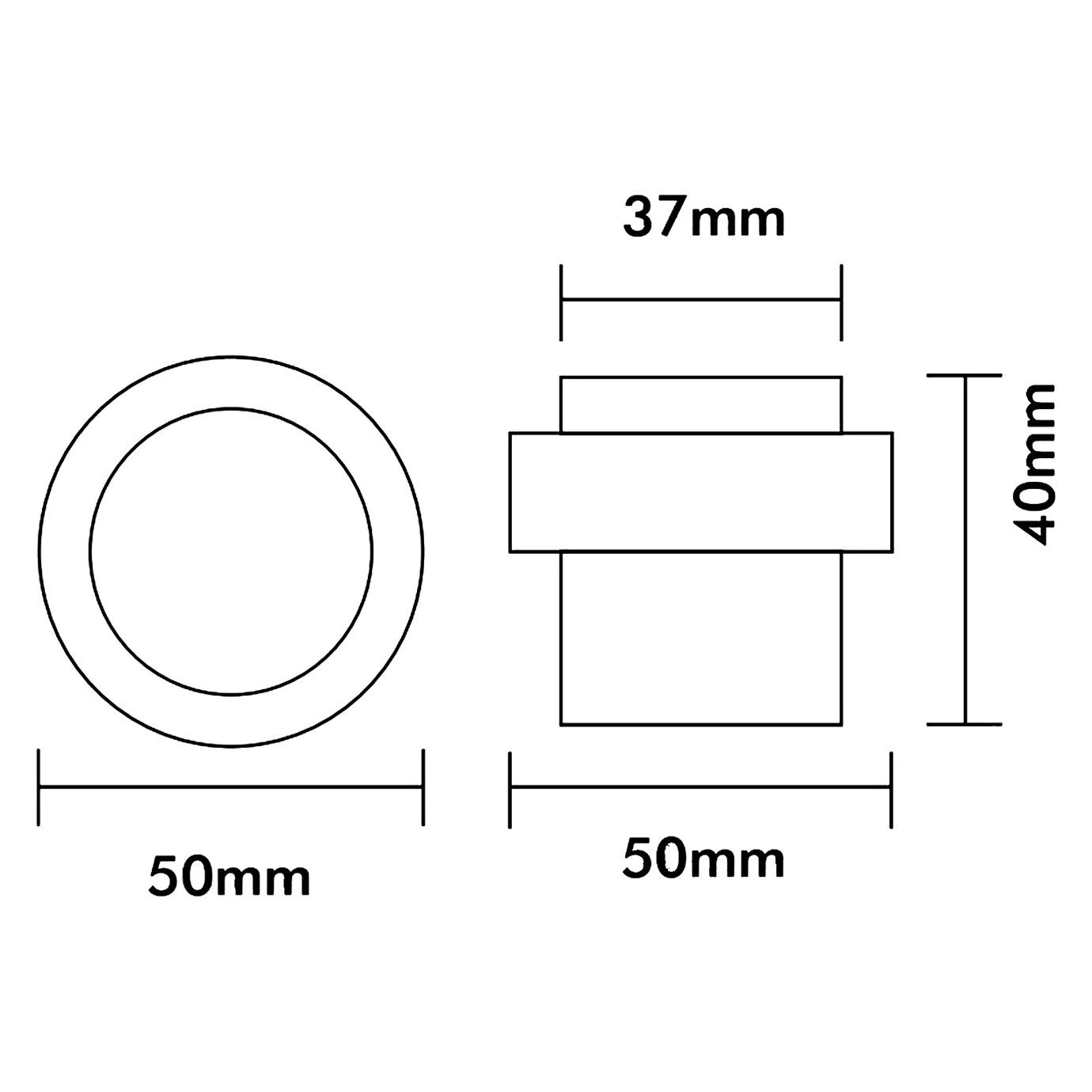 NANDSQ 304 Stainless Steel Rubber Door Bumper Solid Rubber Door Stop Heavy Duty Door Stop Drop shipping