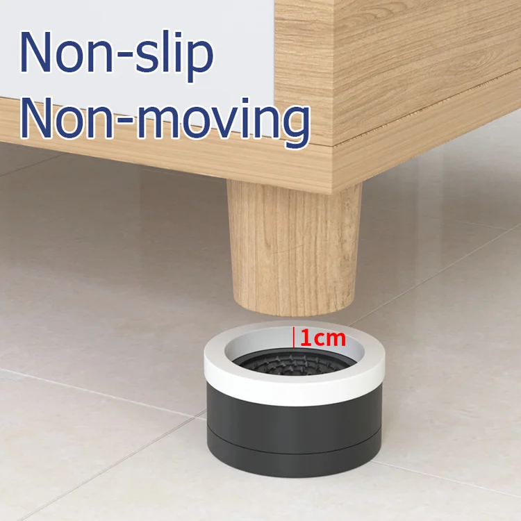 Set of 4 Heavy-Duty Adjustable Plastic Furniture Legs for Bedroom Living Room Outdoor Bed Workshop-Versatile Risers