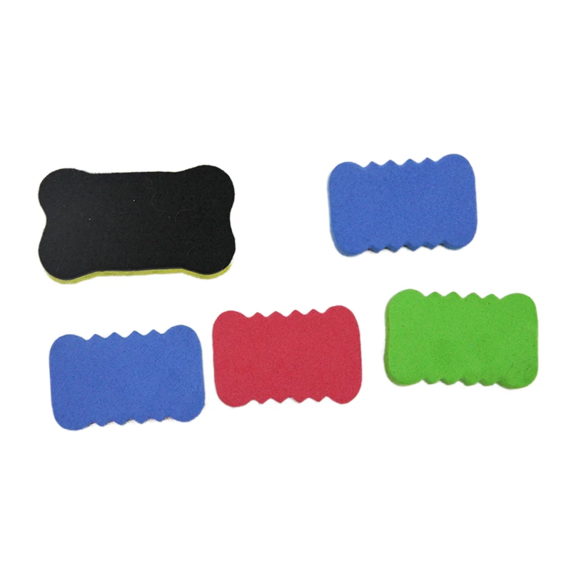 durable big high quality magnetic washable chalkboard duster bar plastic border whiteboard wood eraser for black board