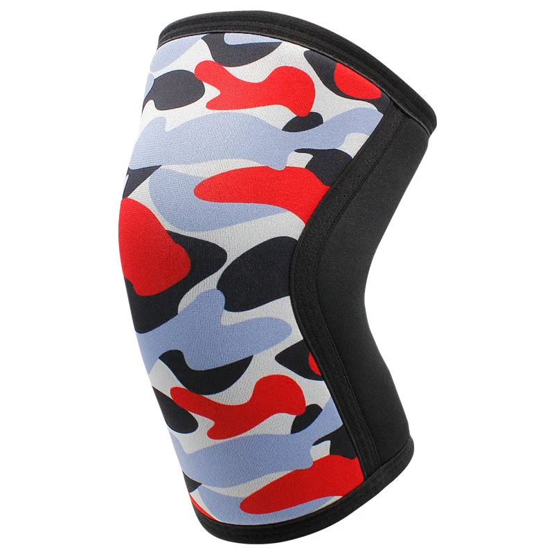 Silicone Knee Pads for Weightlifting and Fitness Training Anti-Slip Breathable Firm Control Deep Squats Protection for Adults