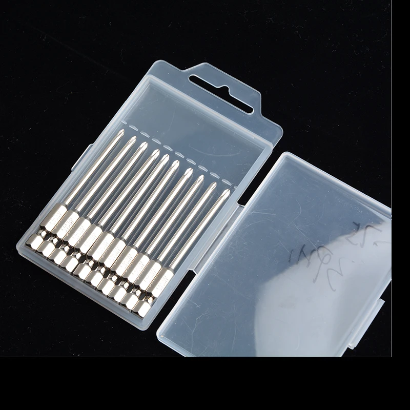 75MM*3*PH1  HRC58-60 degrees household tool part Phillips bit S2 single-head Phillips screwdriver bit