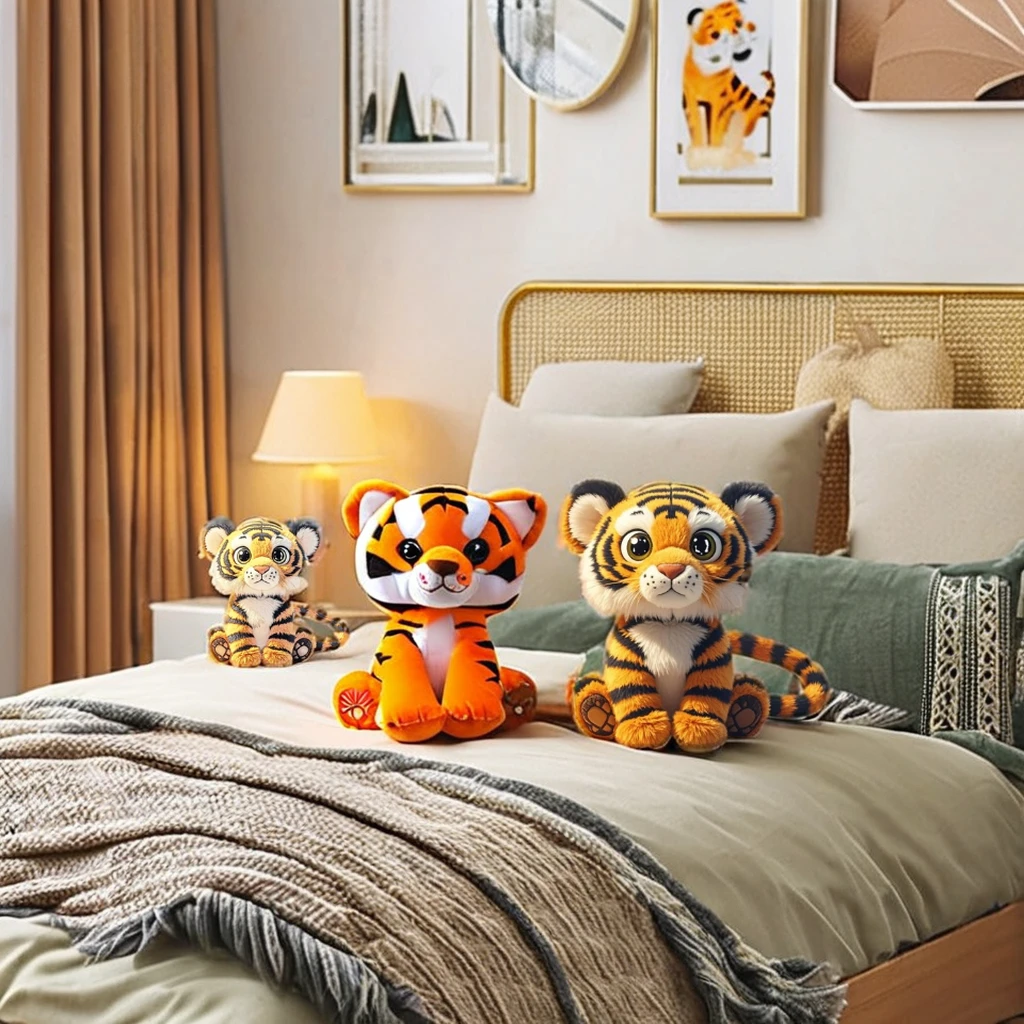 Реалистичная плюшевая игрушка-Тигр на заказ мягкие чучела животных имитация Тигра для детей подарки день рождения сделанные из хлопка с наполнением