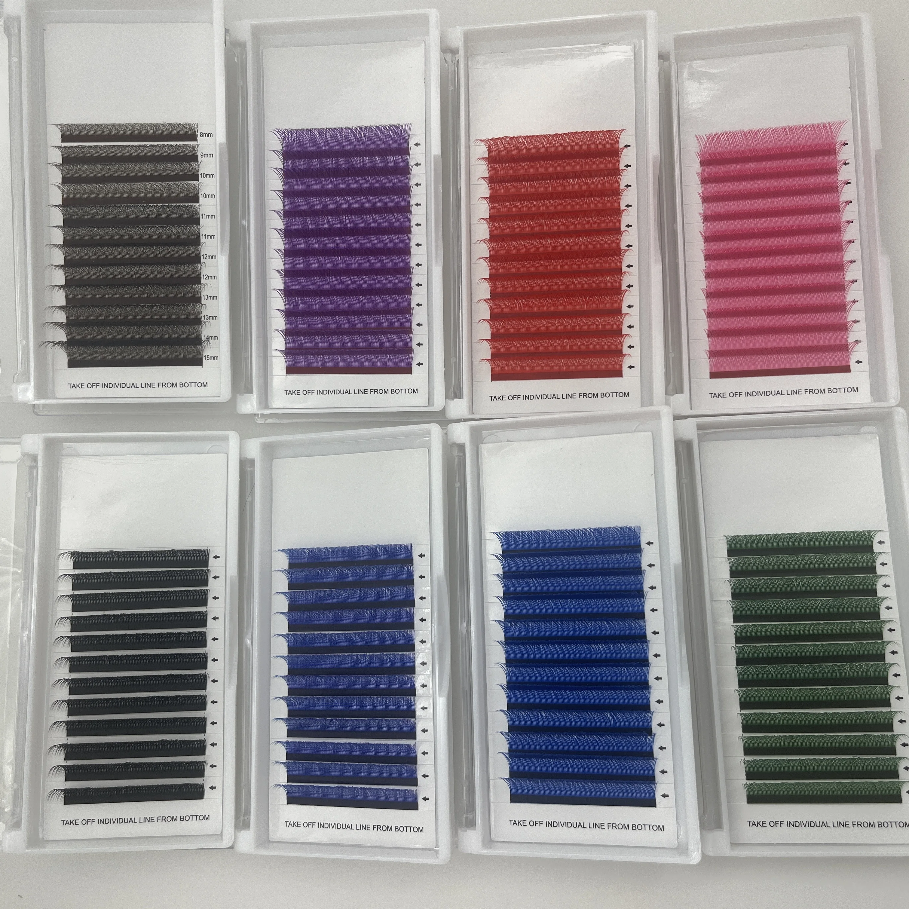 color matte korean pbt premade fans yy individual cashmere lash volume eyelash extension eyelashes cashmere