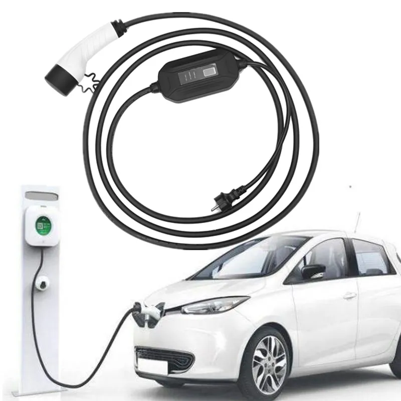 Умное быстрое зарядное устройство для электромобилей типа 1/Тип 2, 8 А до 40 А