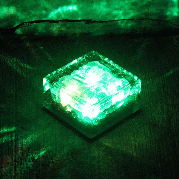  Наружное садовое украшение светодиодное освещение RGB стеклянный
