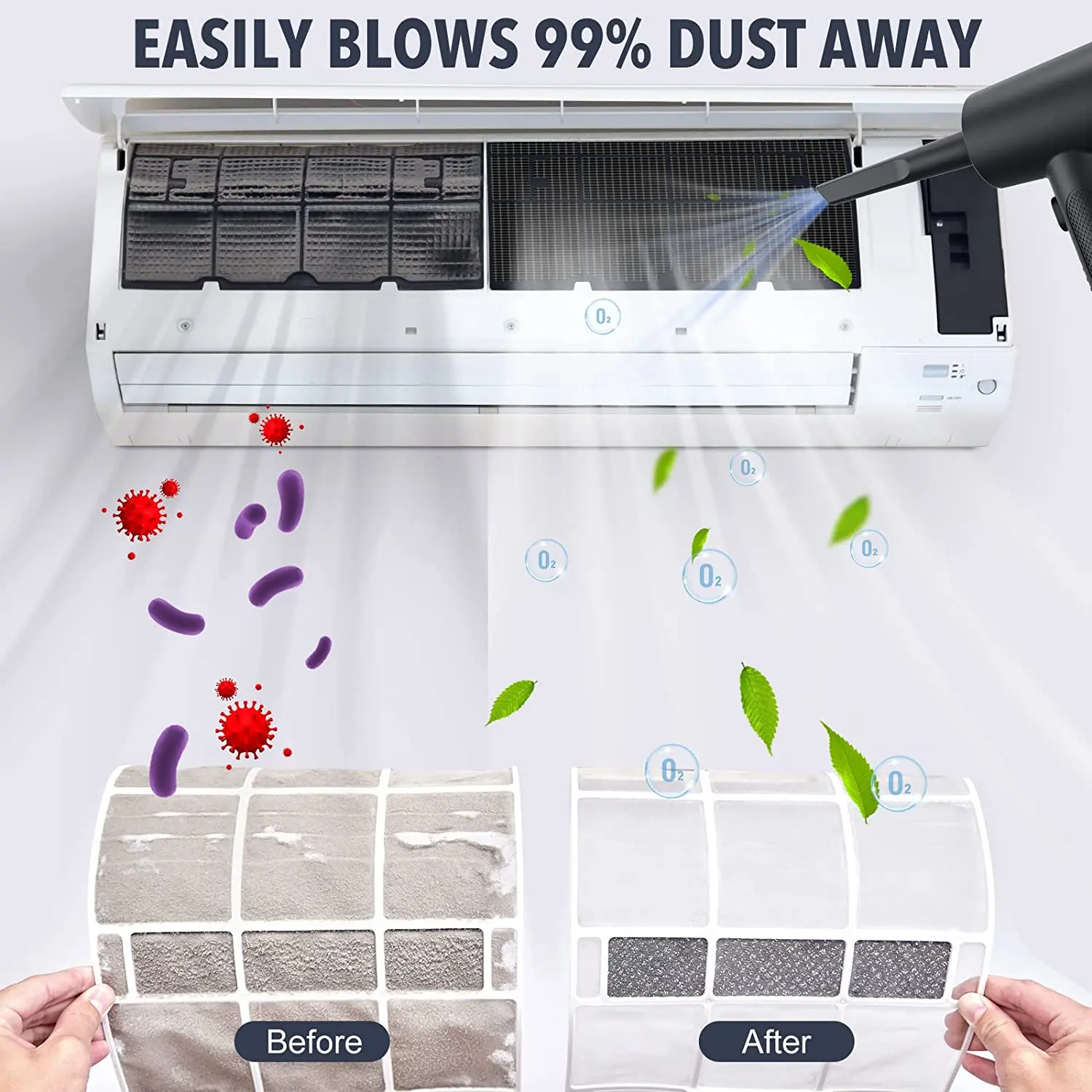 Portable Electric Wireless 7000pa Car Vacuum car Cordless Mini Vacuum Cleaner 51000rpm compressed computer air duster car drying