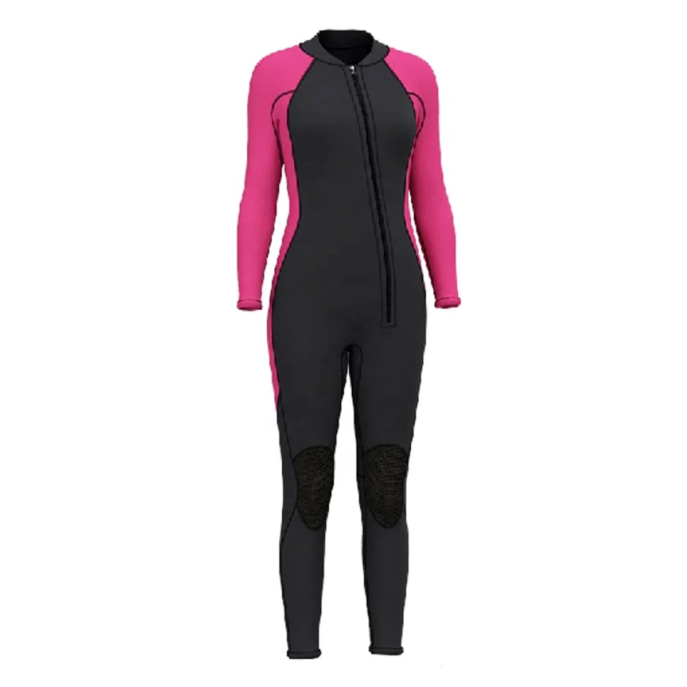 3mm Neoprene Customized Thickness Wet Suits Front Zip in Cold Water Dive Suit for Water Sports Wetsuit Women