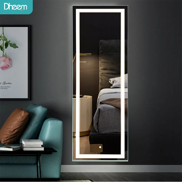 Mirror home length dressing mirror frames full length led mirror