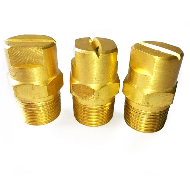Stainless Steel /Brass Veejet Flat Spray Nozzle for Cleaning Equipment