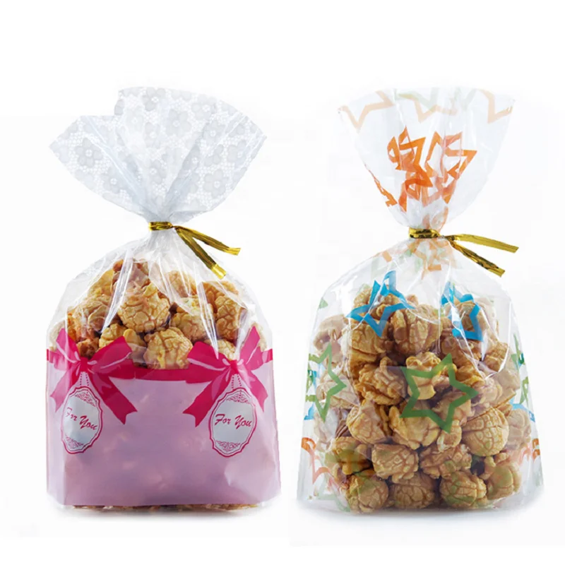 
Clear Flat Cello Cellophane Treat Bags Good for Bakery, Cookies 