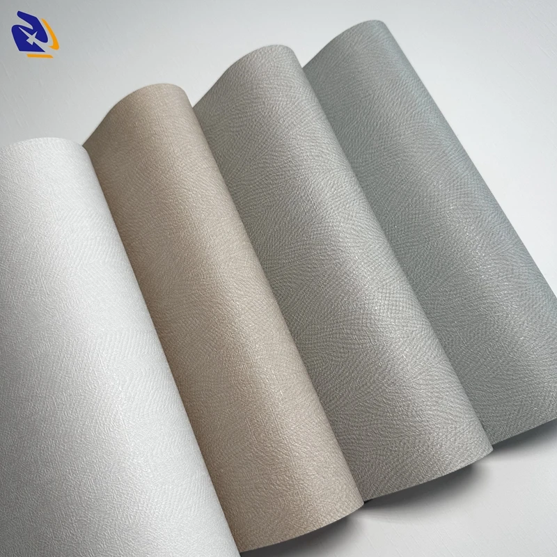 Fabric Design PVC Decorative Film For  PVC Wall Panels Laminating Machine Cloth PVC Foil For Marble Sheet Charcoal Board
