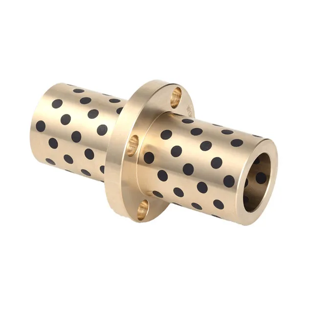 Customized Electric Motor Brass Linear Ball Bearing Sleeve With Bushing Self Lubricating Copper Graphite Bronze Square Bushings