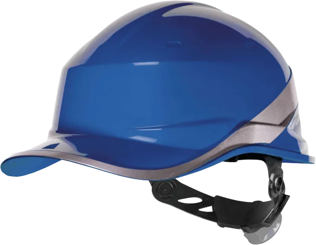 Delta Plus Diamond V ABS Safety Helmet with Fluorescent Strip Construction Hard Hat