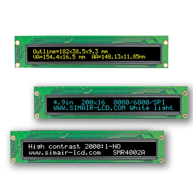 Real LCM WEH004002A Parallel SPI Serial 4002 WS0010 40X2 Character LCD Module Winstar 4002 Oled Display