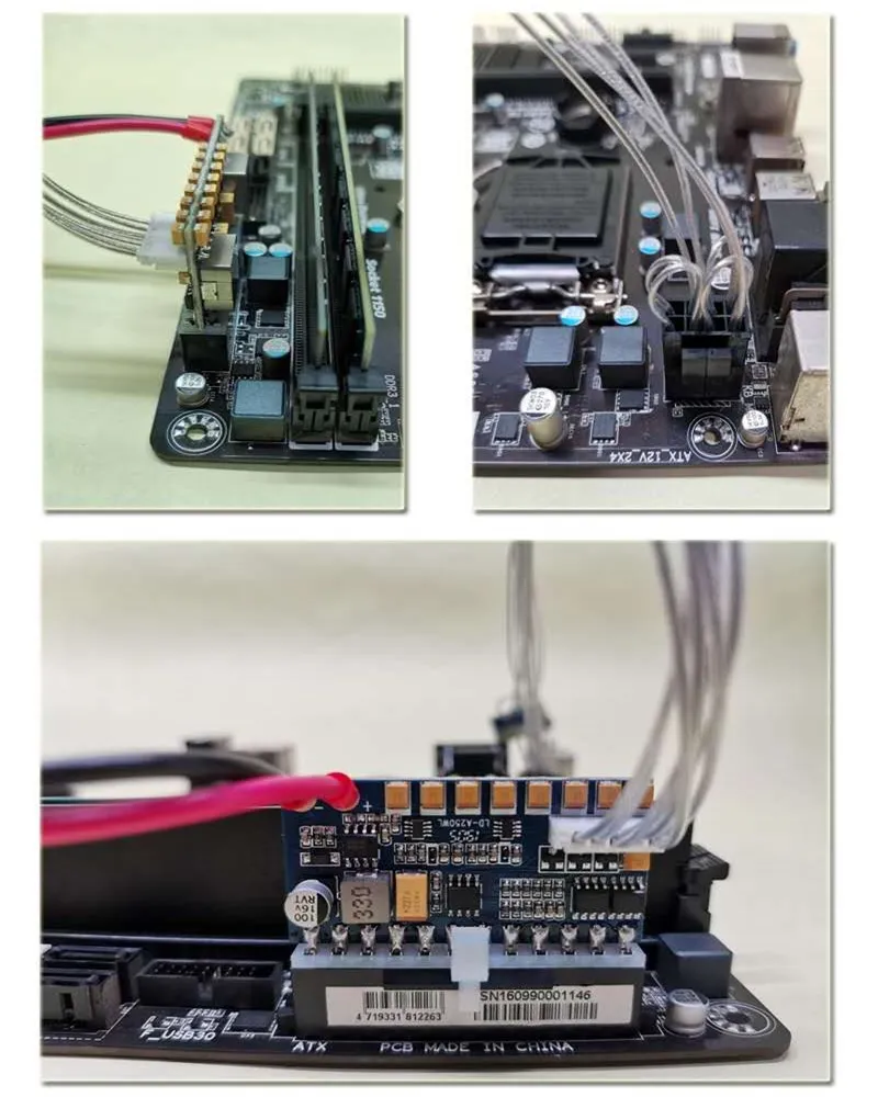  Из завода дешевая цена 24Pin работающего на постоянном токе 12 В в вход Dc-Atx-250W кабель питания