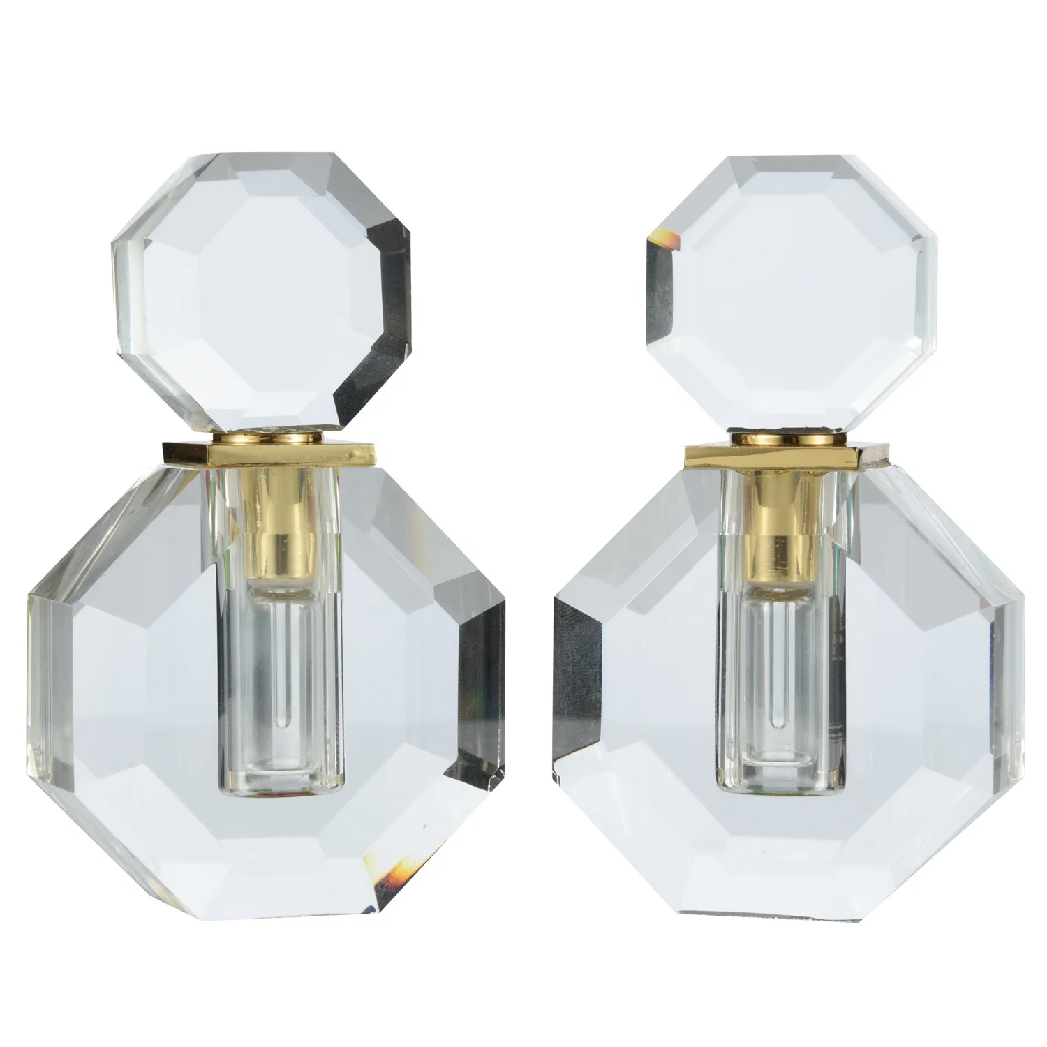 
3ml Empty Clear Crystal Perfume Bottles China Manufacturers Luxury Oud Oil Bottle 