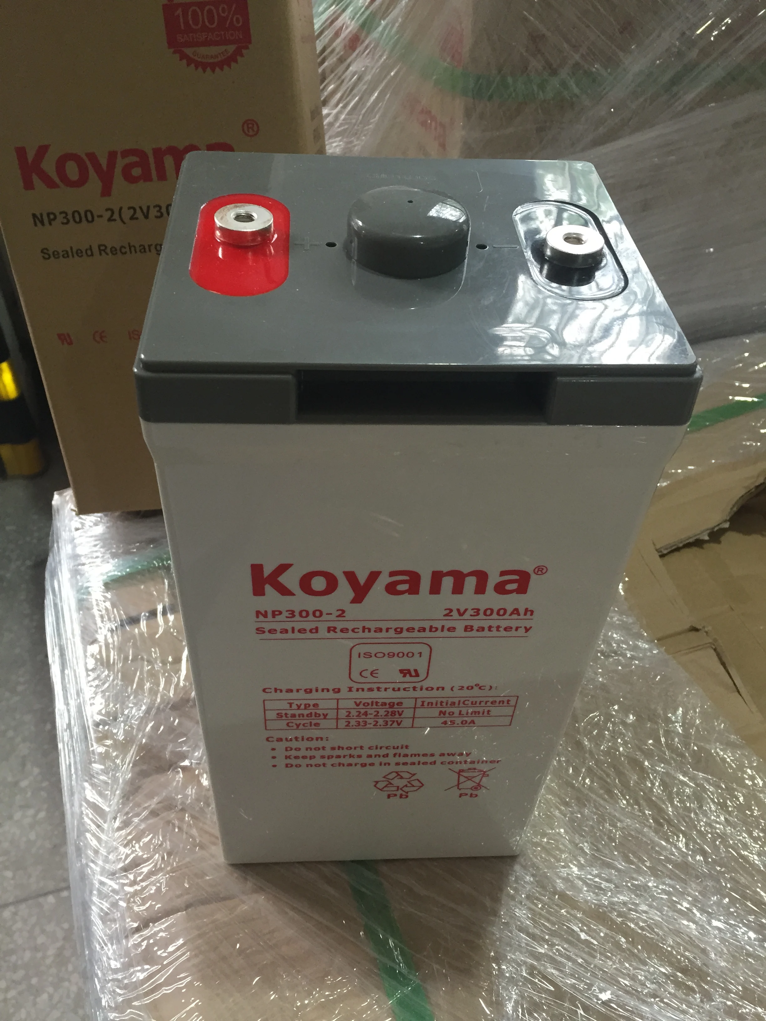 Factory price deep cycle inverter battery 2V 300ah AGM VRLA battery