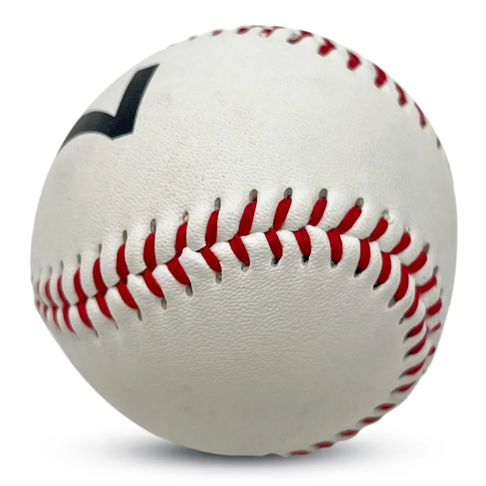 Customized 7-inch split leather material Cork and Rubber Pill Yarn Wound baseballs for Youth