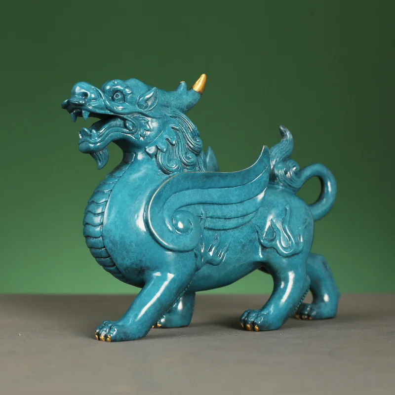 Manufacture multicolour brass wild new moving gift home decor handicraft treasure animal ornaments ornaments interior