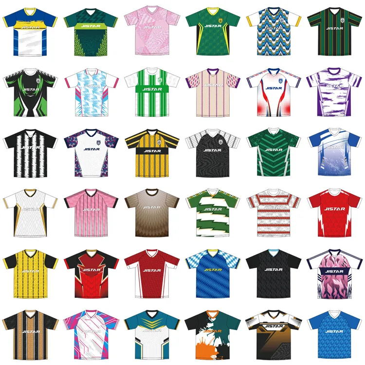 Thai Quality Breathable Plus Size Shirt Maillot De Football t-shirts Black White Vertical Stripe Soccer Jersey