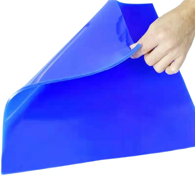 High Thickness 5mm Blue Reusable ESD Silicone Washable Sticky Mat for Clean Rooms