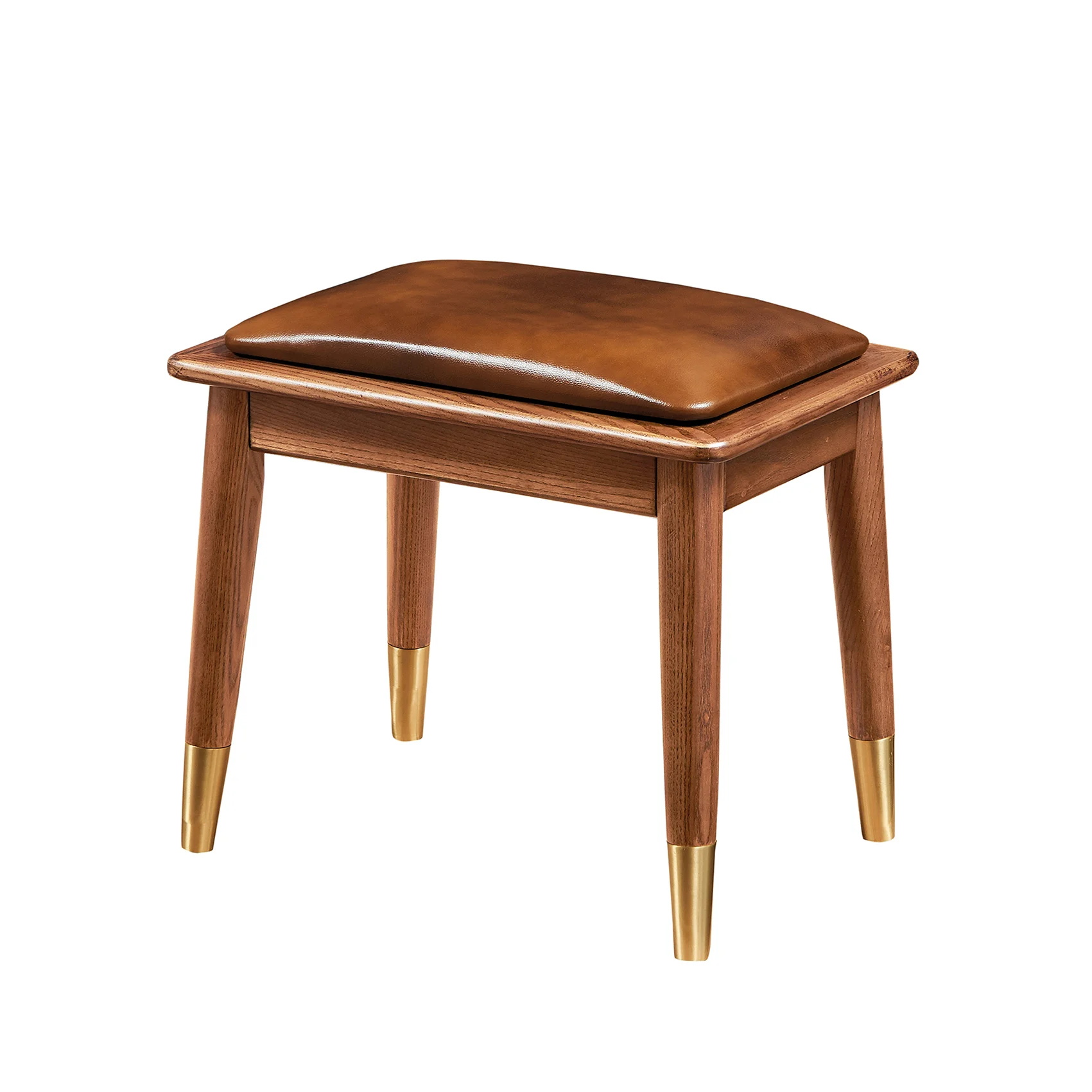 A new Nordic solid wood dressing stool for girls in