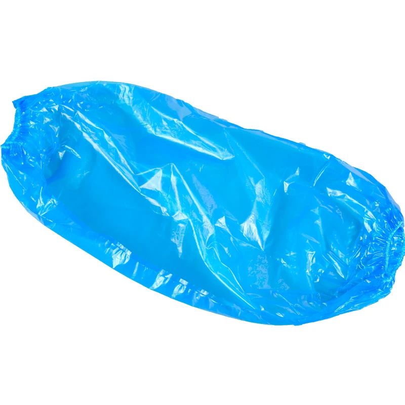 PE Cover Sleeves with Elastic Band on Cuffs Over Sleeves Food Handling Disposable Sleeved Cover