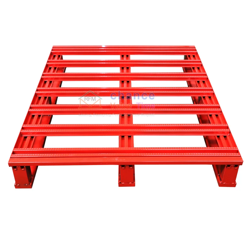 LOCKHEER processing customised four-sided fork heavy-duty racking large load-bearing metal light steel steel storage pallets