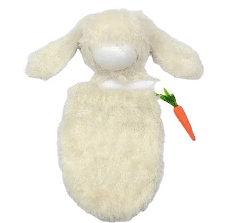 Newborn photography clothing wool knitted big ear rabbit hat suit shooting clothes