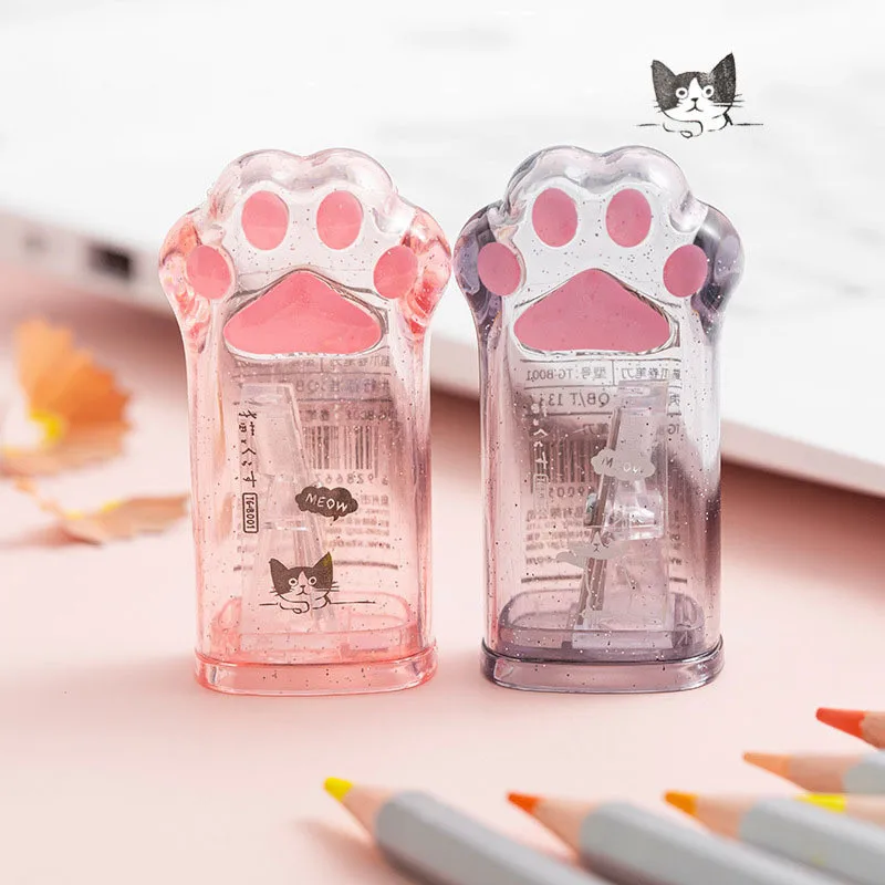 Ellen Brook Cute Cat Paw Sharpener Pencil For School Office Supplies Creative Stationery