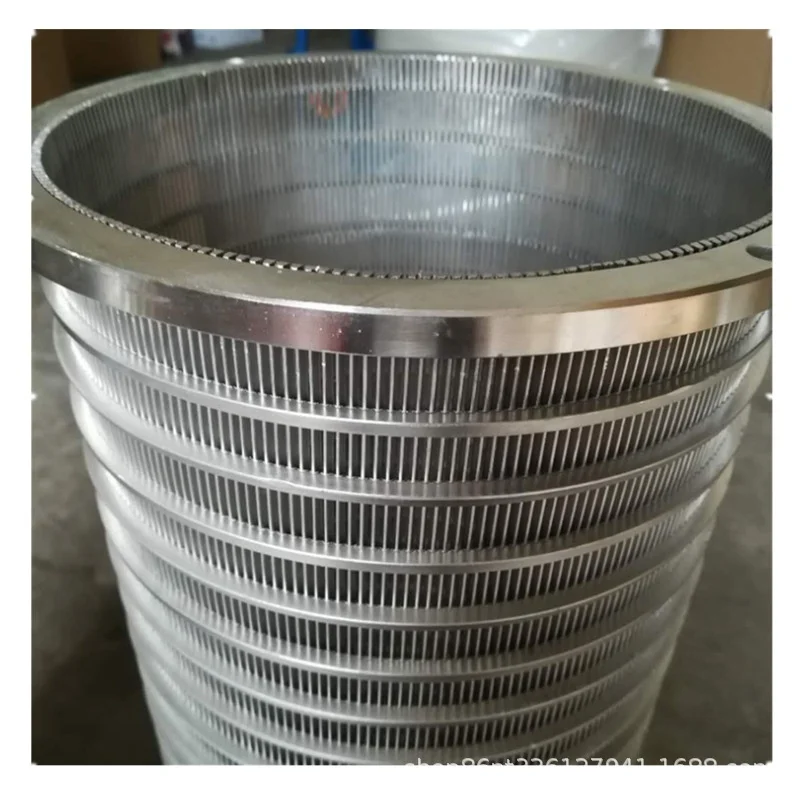 Custom stainless steel Johnson screen Seamless wire wound sand control metal filter tube