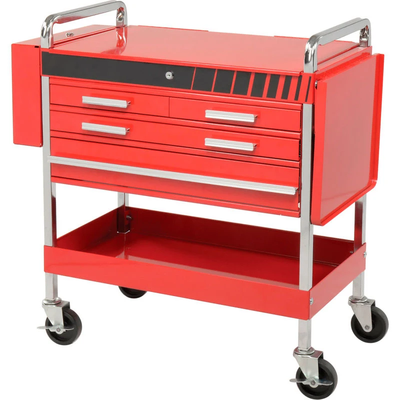 Metal universal wheel office furniture tool cabinet trolley multi purpose tool toolbox cart