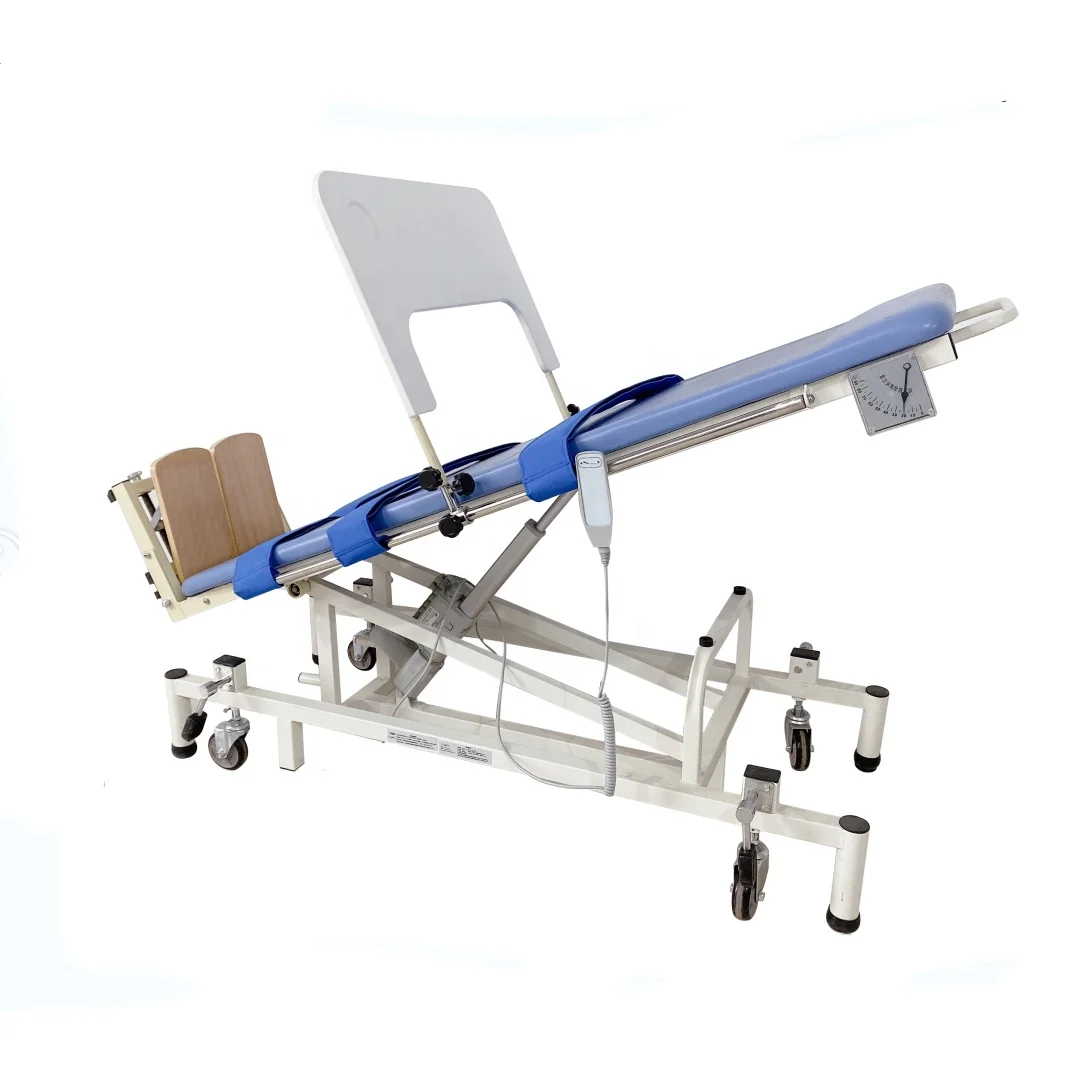 
rehabilitation equipment tilt table physical therapy bed physiotherapy 