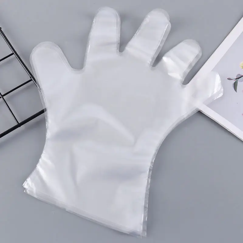 High Quality 0.5g Disposable Polyethylene Gloves High-Density Food Grade Medium Protective High-Density Disposable Gloves Use