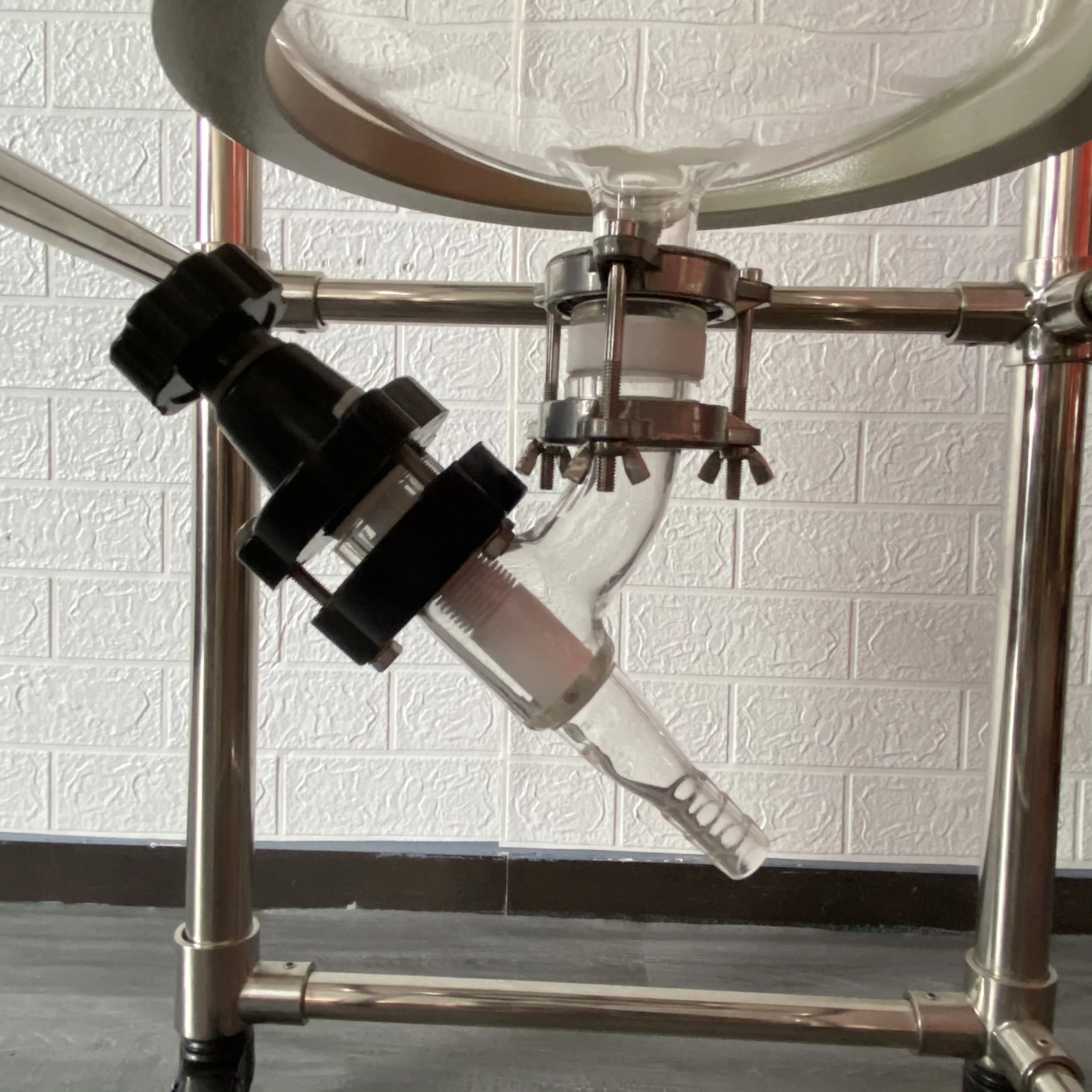 Topacelab 10L 20L 30L 50Liters vacuum filter/ filtration equipment Stainless steel laboratory funnel  Vacuum pump and filter med