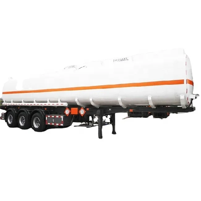 Chemical Phosphoric Acid Transport Aluminium 4Axles Diesel Fuel Oil Petrol Tanker Lorry Milk Tank Ship Water Tanker Semi Traile
