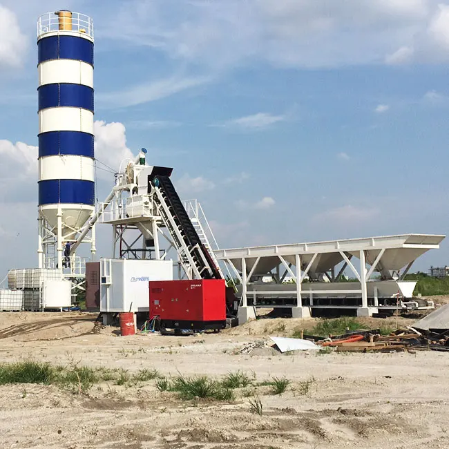 HZS60 60m3/h Ready Mix Concrete Plant