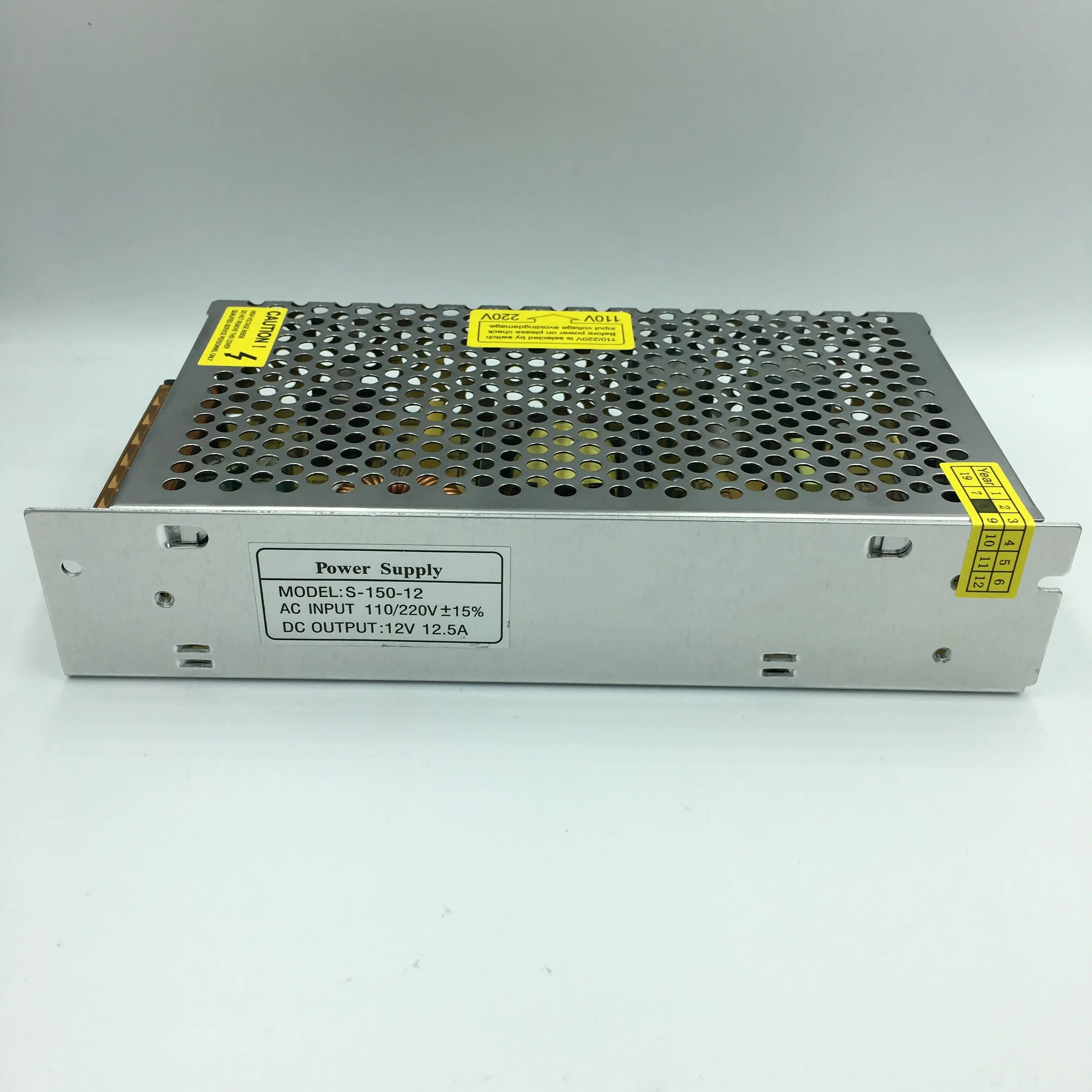 Hagors input ac 110v 220v dc12v 150w 12v 12.5a led power supply