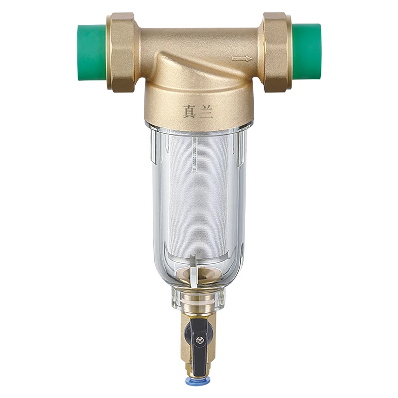 household brass pre-filter reverse osmosis stystems nickel plating brass filter