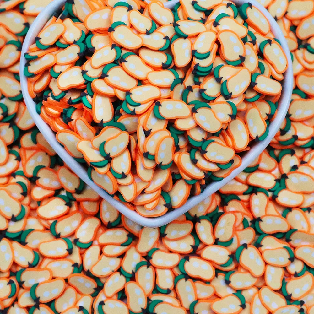 500G Fruit Mango Polymer Clay Sprinkles Slices For Slime Filler DIY Clay Crafts Decoration Nail Art