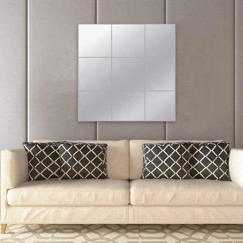3D акриловые зеркальные наклейки гибкие Thicken-2mm самоклеющиеся DIY художественные зеркала настенные стикеры украшения для гардероба ванной комнаты дома